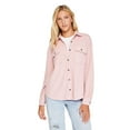 thumbnail image 1 of No Boundaries Women's Waffle Shacket, 1 of 1