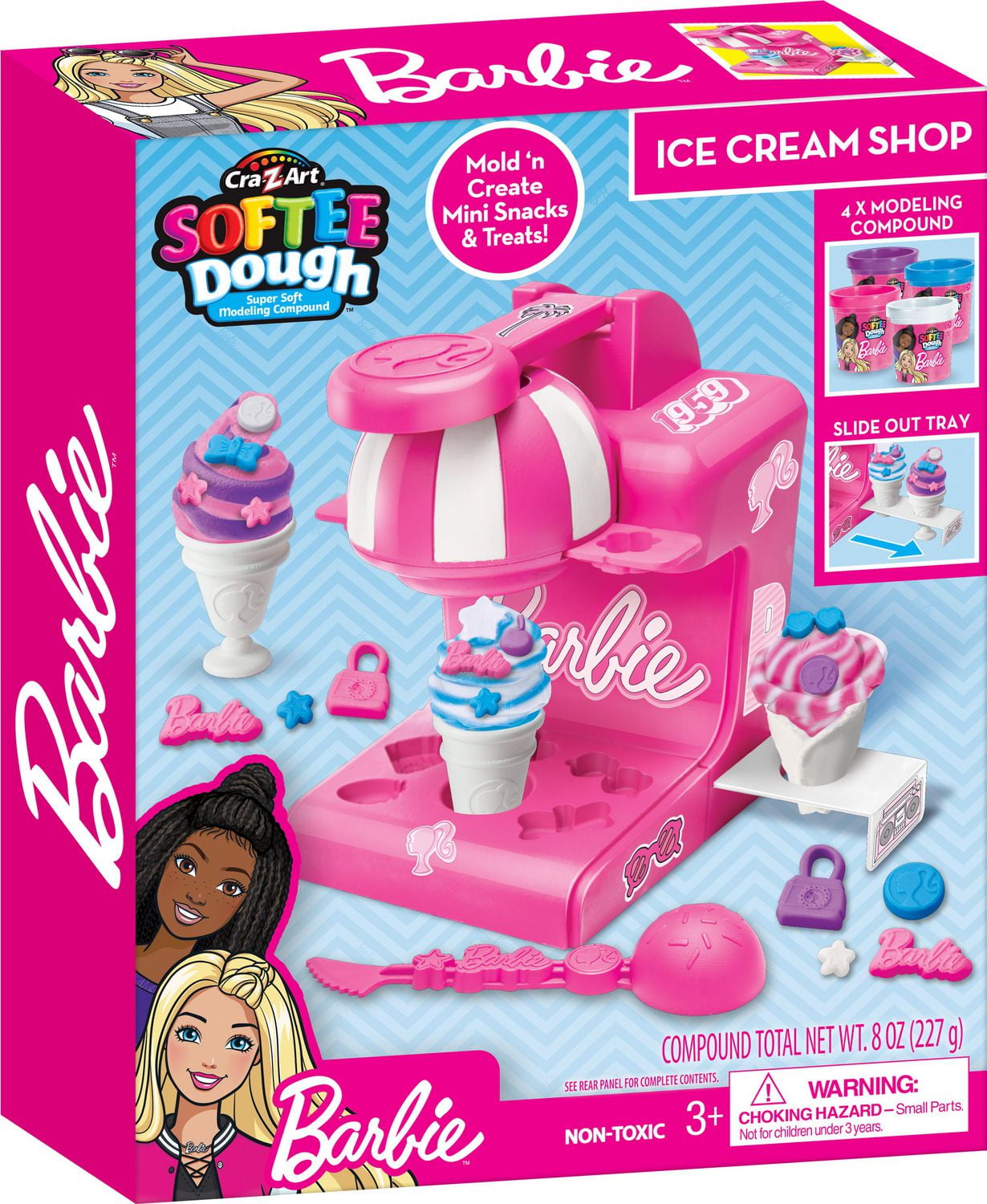 Softee Dough Barbie Ice Cream Play Set Barbie Softee Dough Set