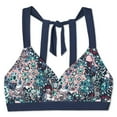 thumbnail image 1 of George Plus Women's Tie-Back Halter Bikini Top, 1 of 1