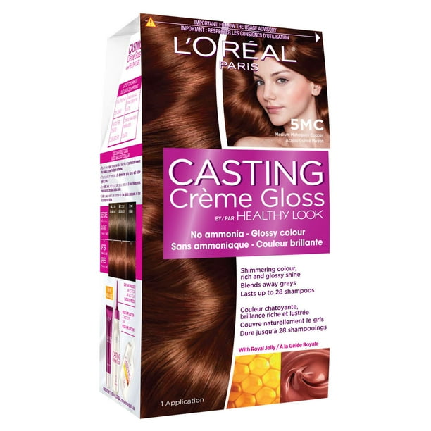 L'Oréal Paris Casting Crème Gloss Par Healthy Look Acajou Cuivré Moyen 5MC