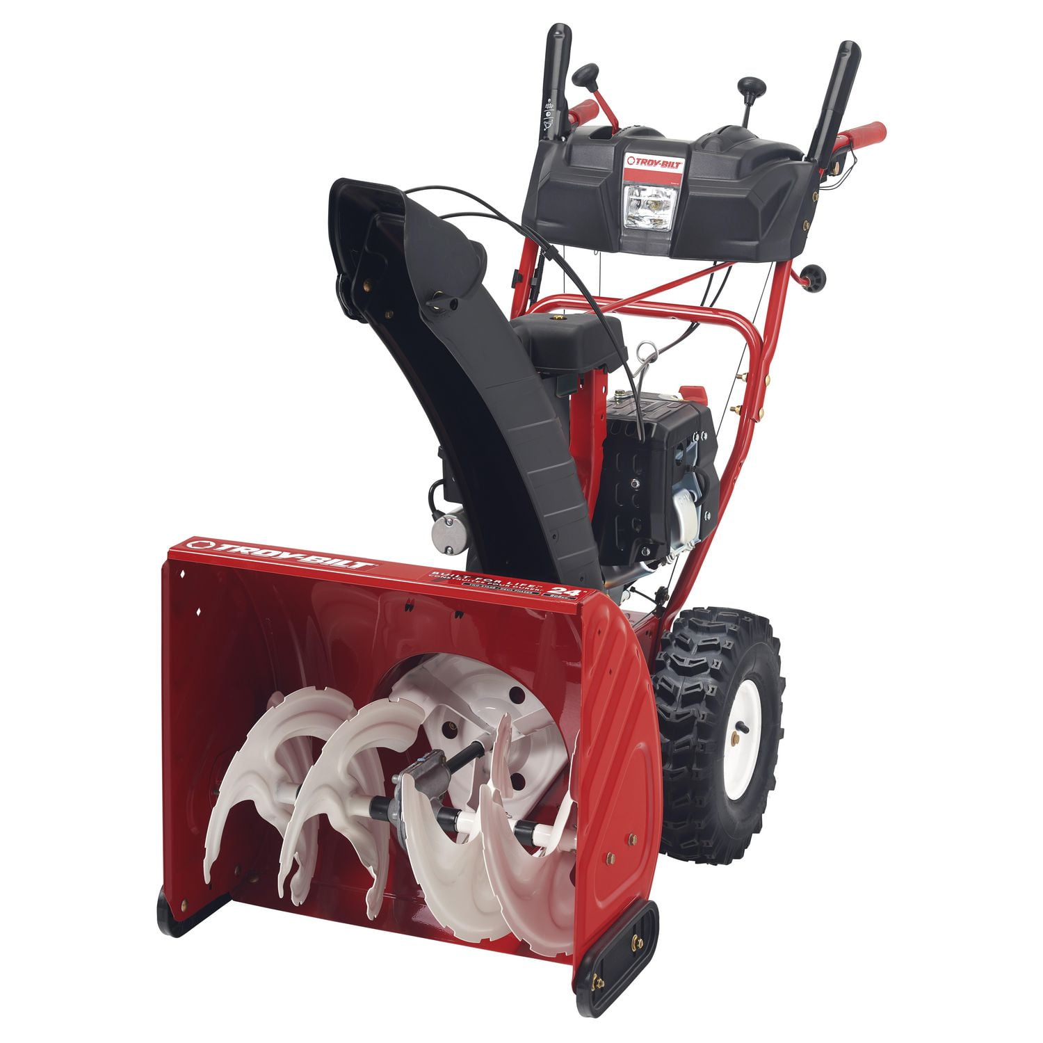 Troy Bilt 24 inch 208cc Two Stage Snow Blower With Electric Start Walmart