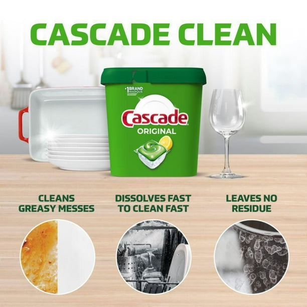 Cascade ActionPacs Dishwasher Detergent, Fresh Scent, 60 Count