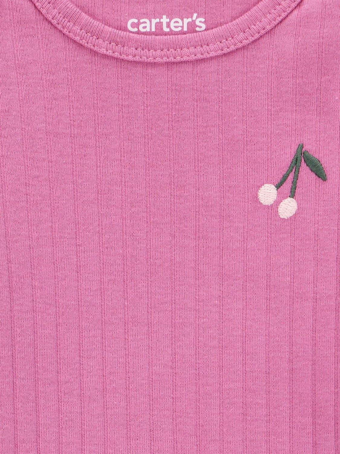 Carter's Child of Mine Baby Girls' 3 Piece Set - Purple Cherries