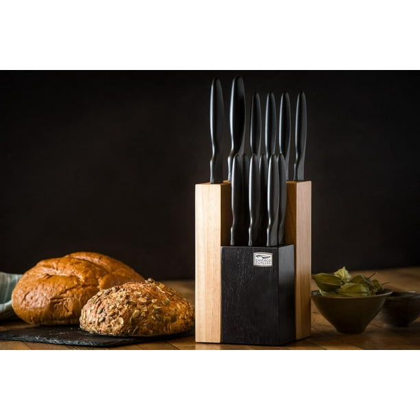 Chicago Cutlery ProHold Nonstick Knife Block Set, 14 Piece