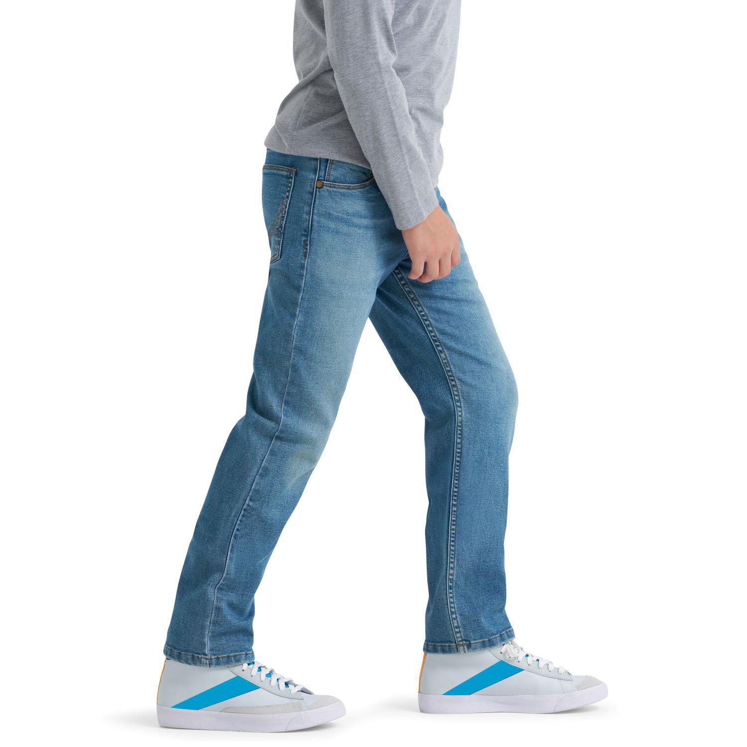 Jean en denim extensible Wrangler All Day Flex Tout au Long de la Journée