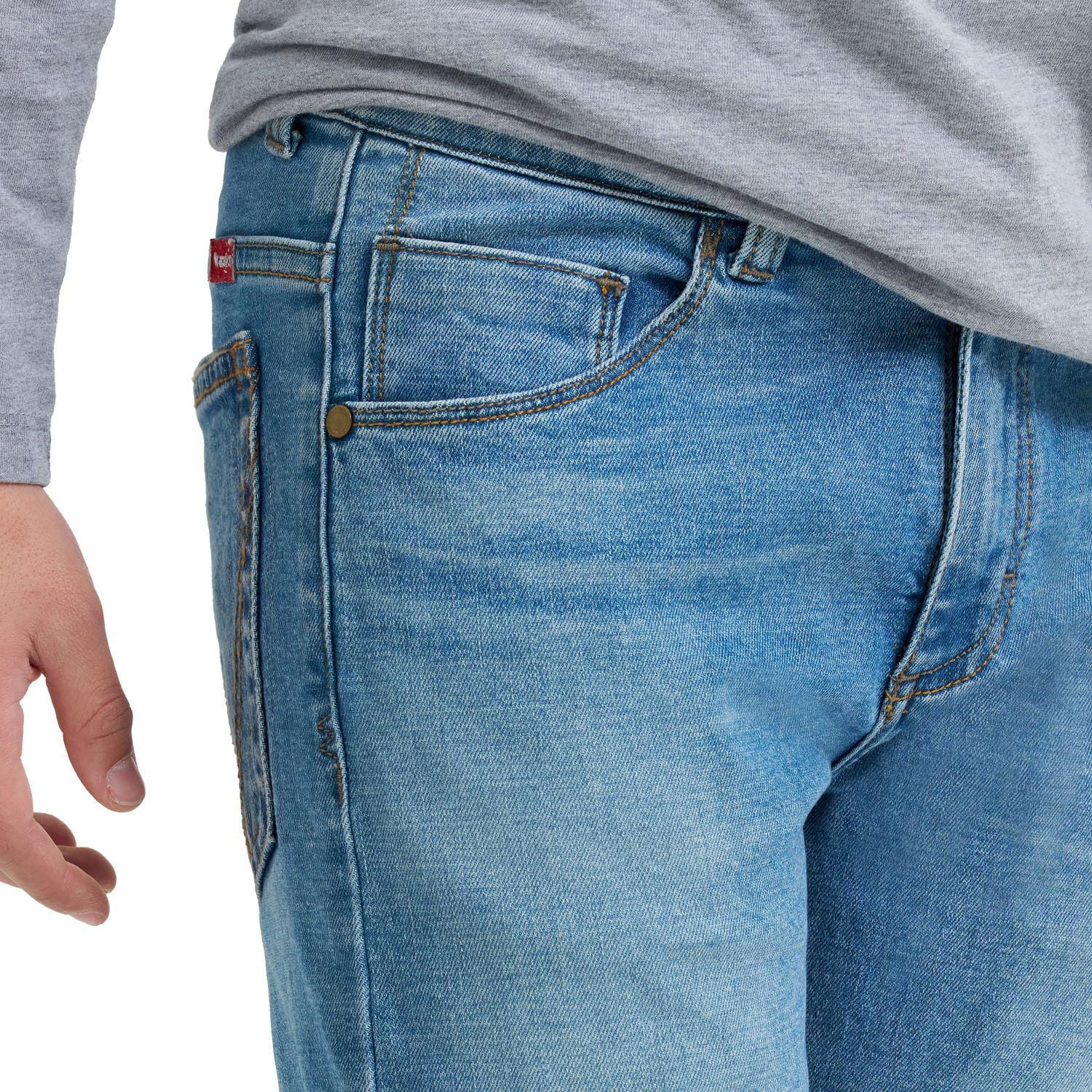 Jean en denim extensible Wrangler All Day Flex Tout au Long de la Journée