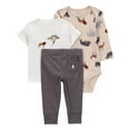 thumbnail image 1 of Carter's Child of Mine Ensemble 3 pièces pour bébé garçon - Safari marron, 1 of 7