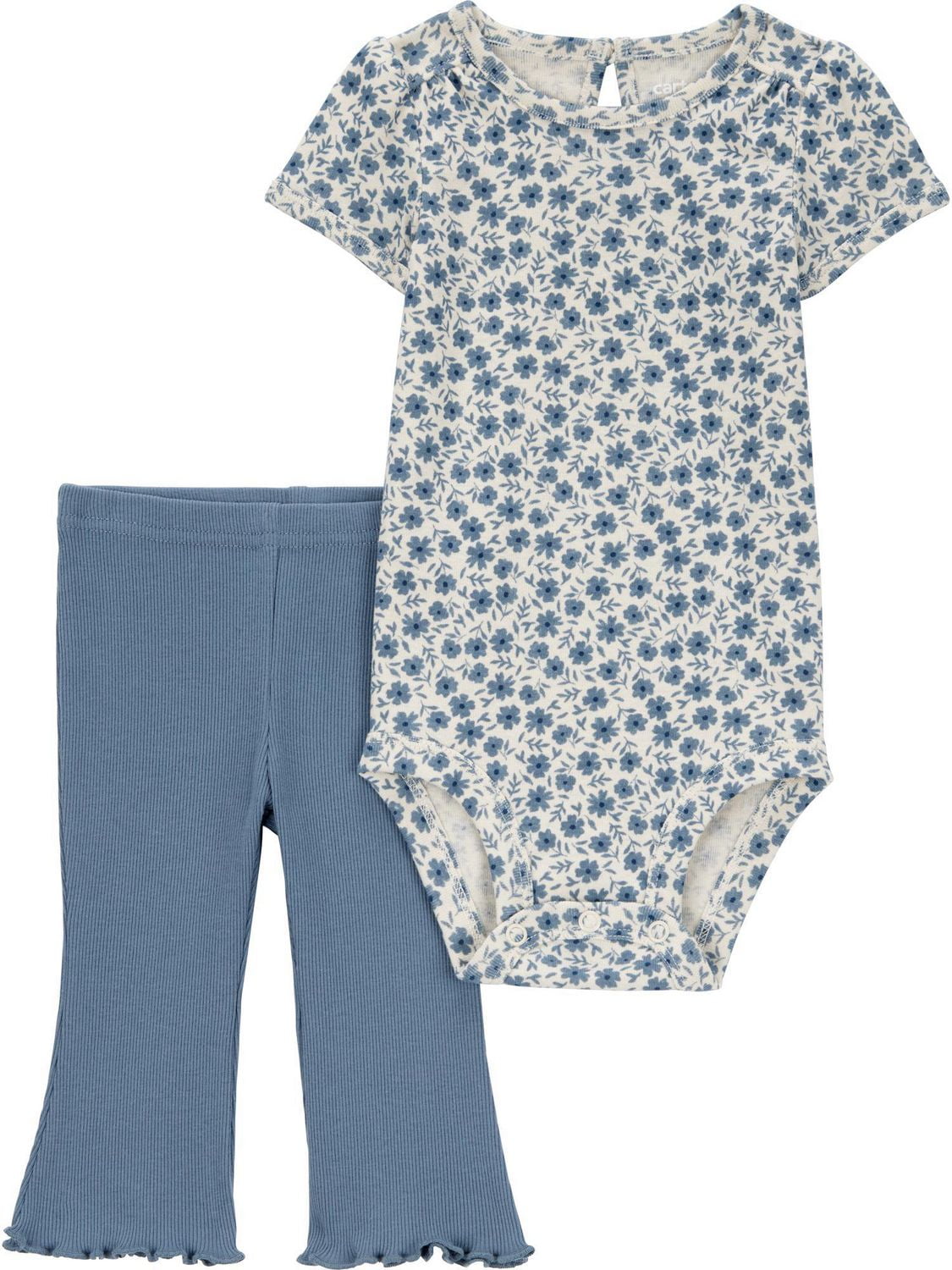 Carter's Child of Mine Baby Girls' Bodysuit Pant Set Purple Heart