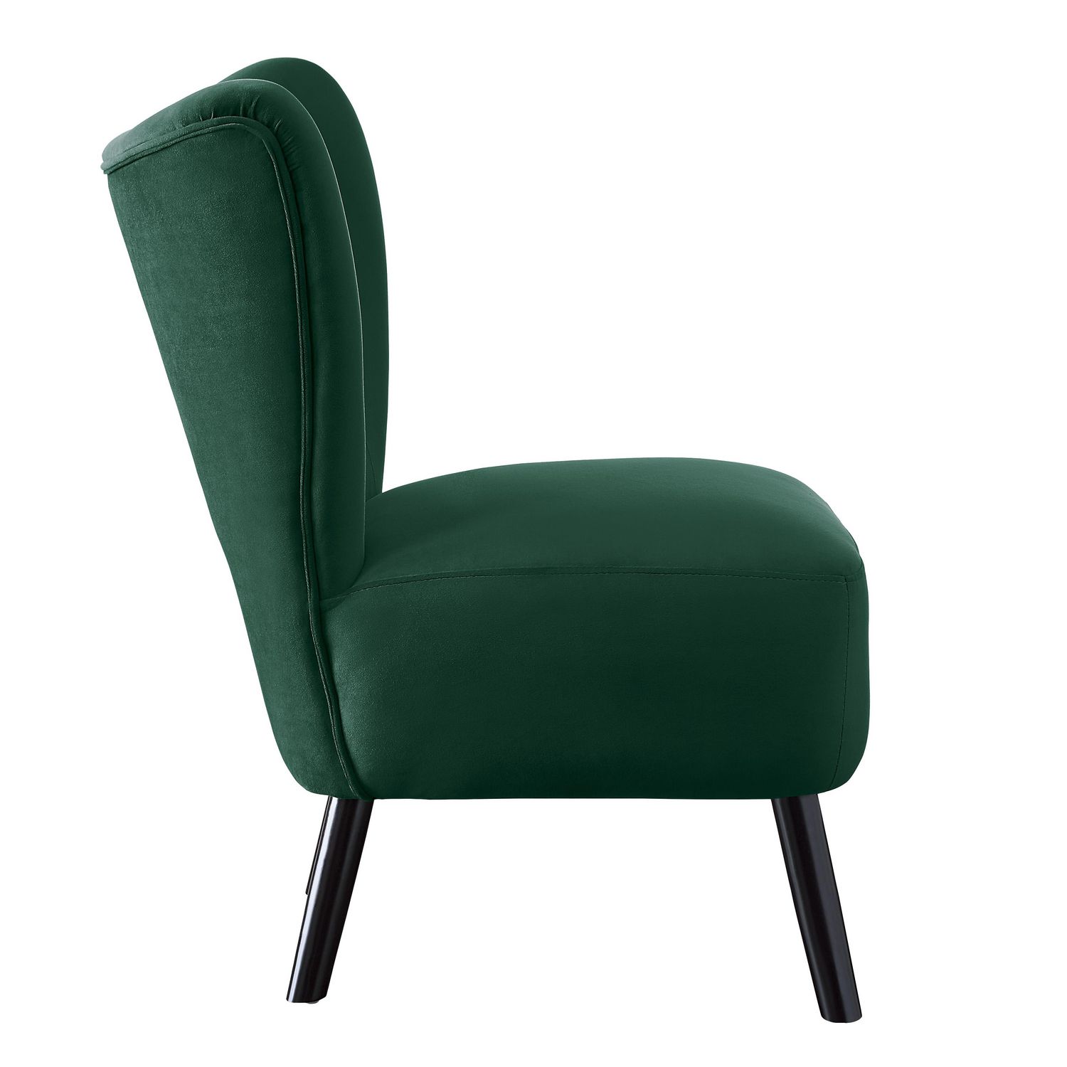 Fauteuil Pivotant 360° en velours vert - 78x75x78 cm - Dépôt des Docks