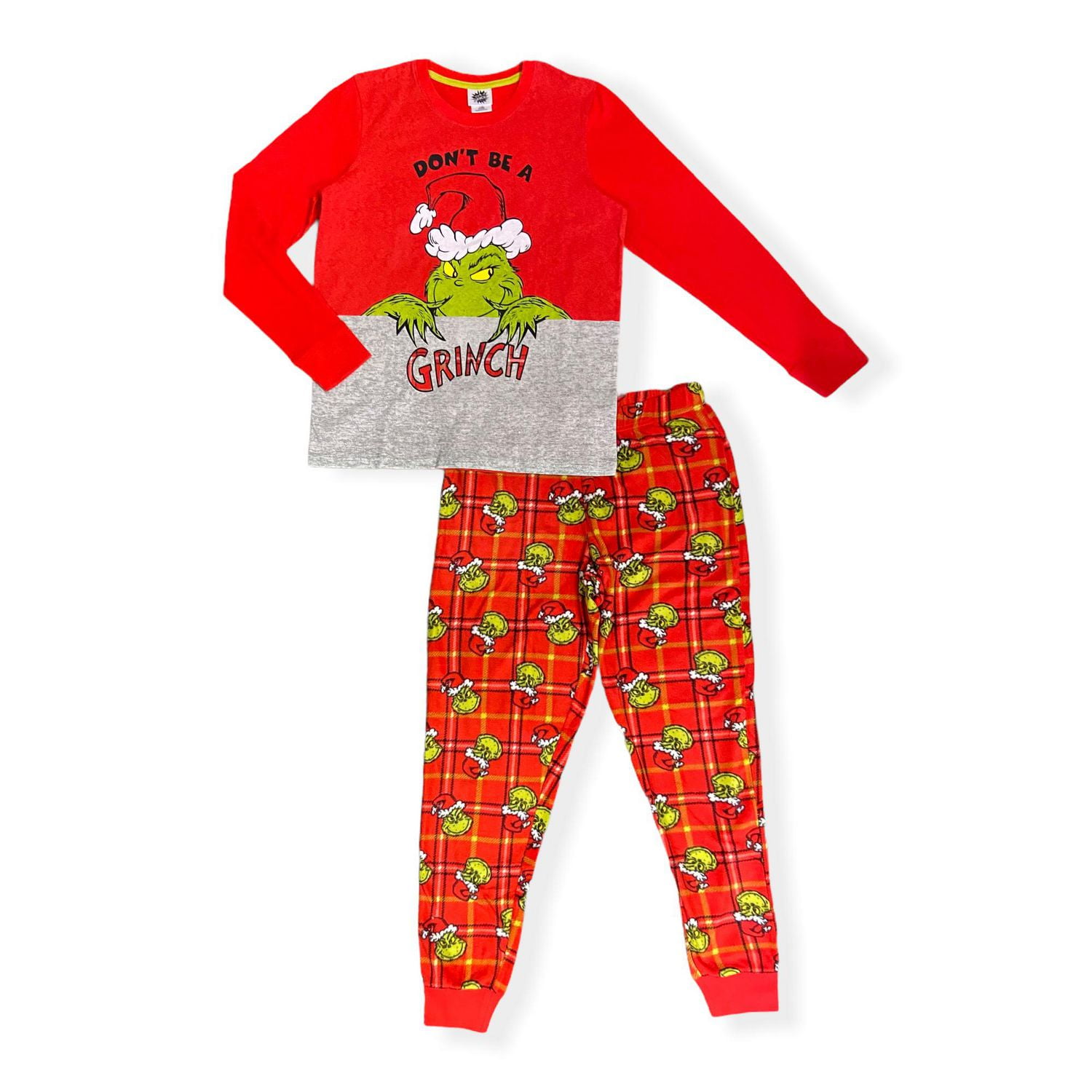 Dr Seuss Boy's 2-Piece Long Sleeve Pajama Set