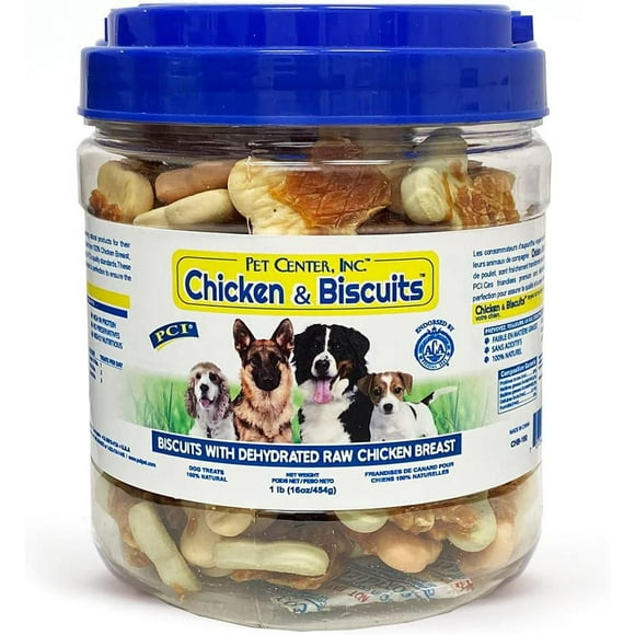 Pet Center Chicken And Biscuits Dog Treat Resealable