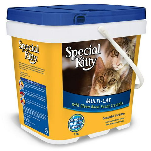 Litière agglomérante Special Kitty Multi-Chat 7 kg