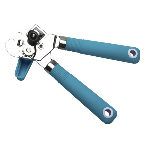 Tasty Stainless Steel Deluxe Can Opener with Bottle Opener, Tasty Blue -  Walmart.com