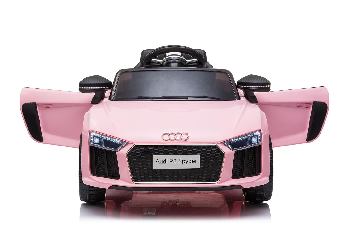 Pink audi sales kids car