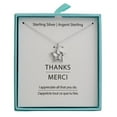 thumbnail image 2 of Luxury Designs Inspirational Sterling Silver Thanks necklace, 2 of 2