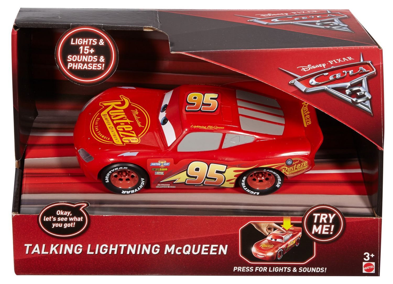 Talking lightning mcqueen store cars 3