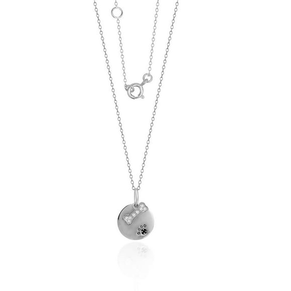 Luxury Designs Inspirational Sterling Silver Woof Necklace