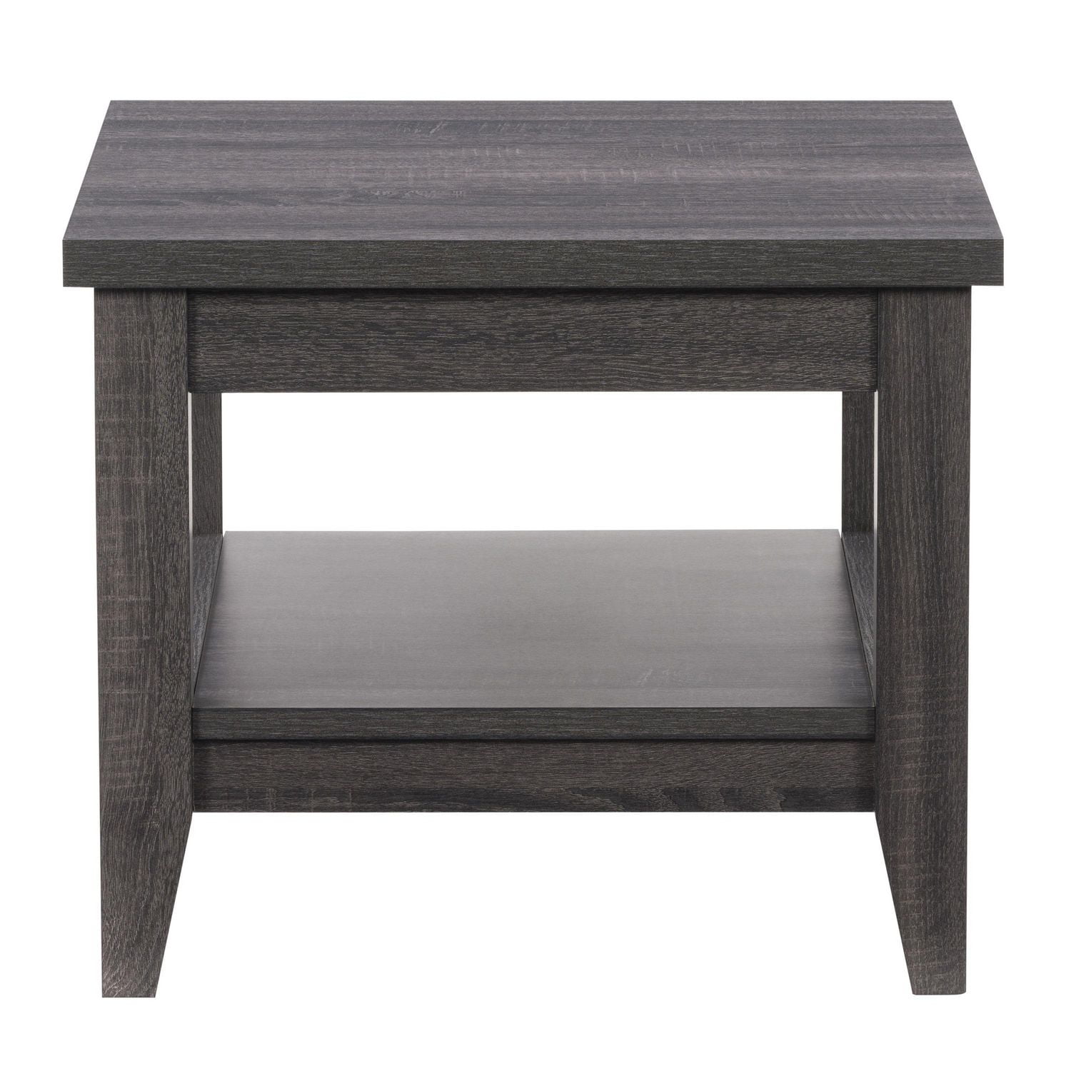 CorLiving Hollywood Dark Grey Side Table with Shelf Walmart Canada
