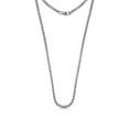 thumbnail image 1 of Designs pour lui Chaîne de boîte en acier inoxydable, 1 of 2