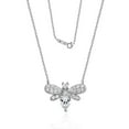 thumbnail image 1 of Luxury Designs Sterling Silver Bee Cubic Zirconia Set, 1 of 2