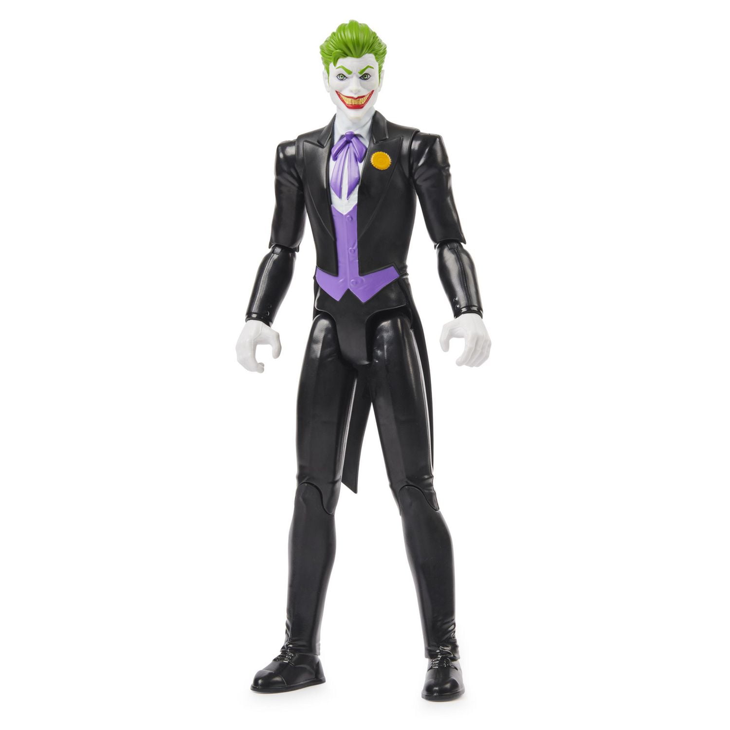 BATMAN 12-inch THE JOKER Action Figure (Black Suit), for Kids Aged 3 ...