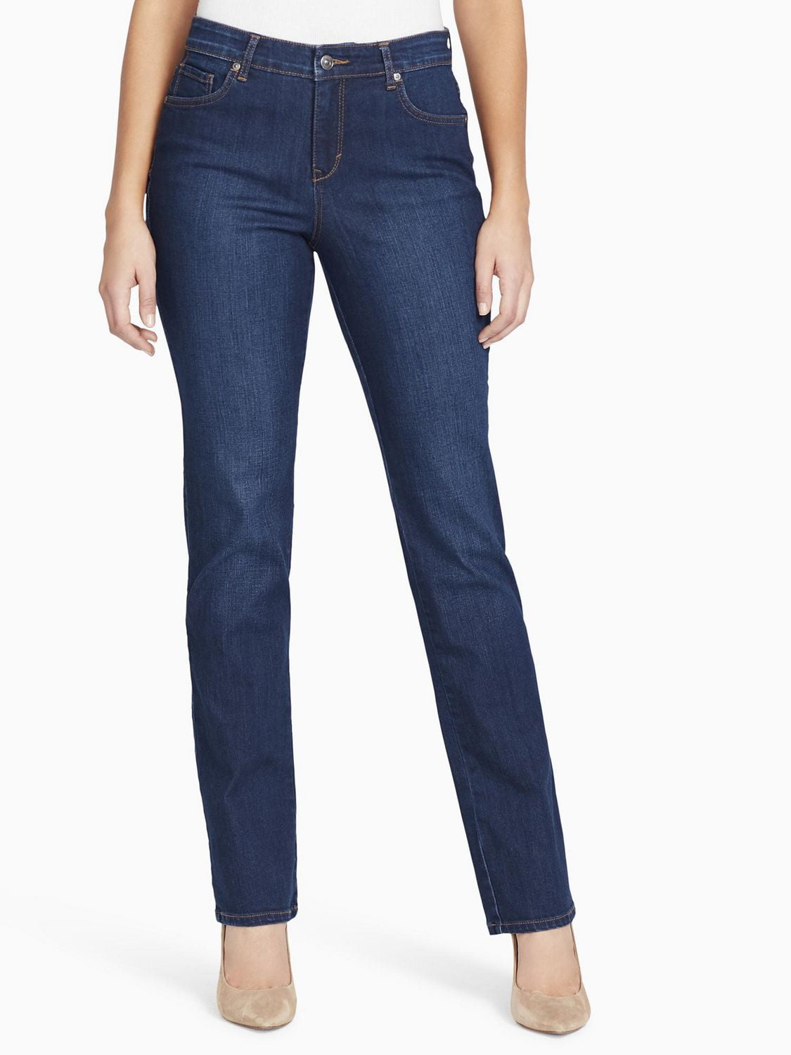 Gloria Vanderbilt Jean droit rail