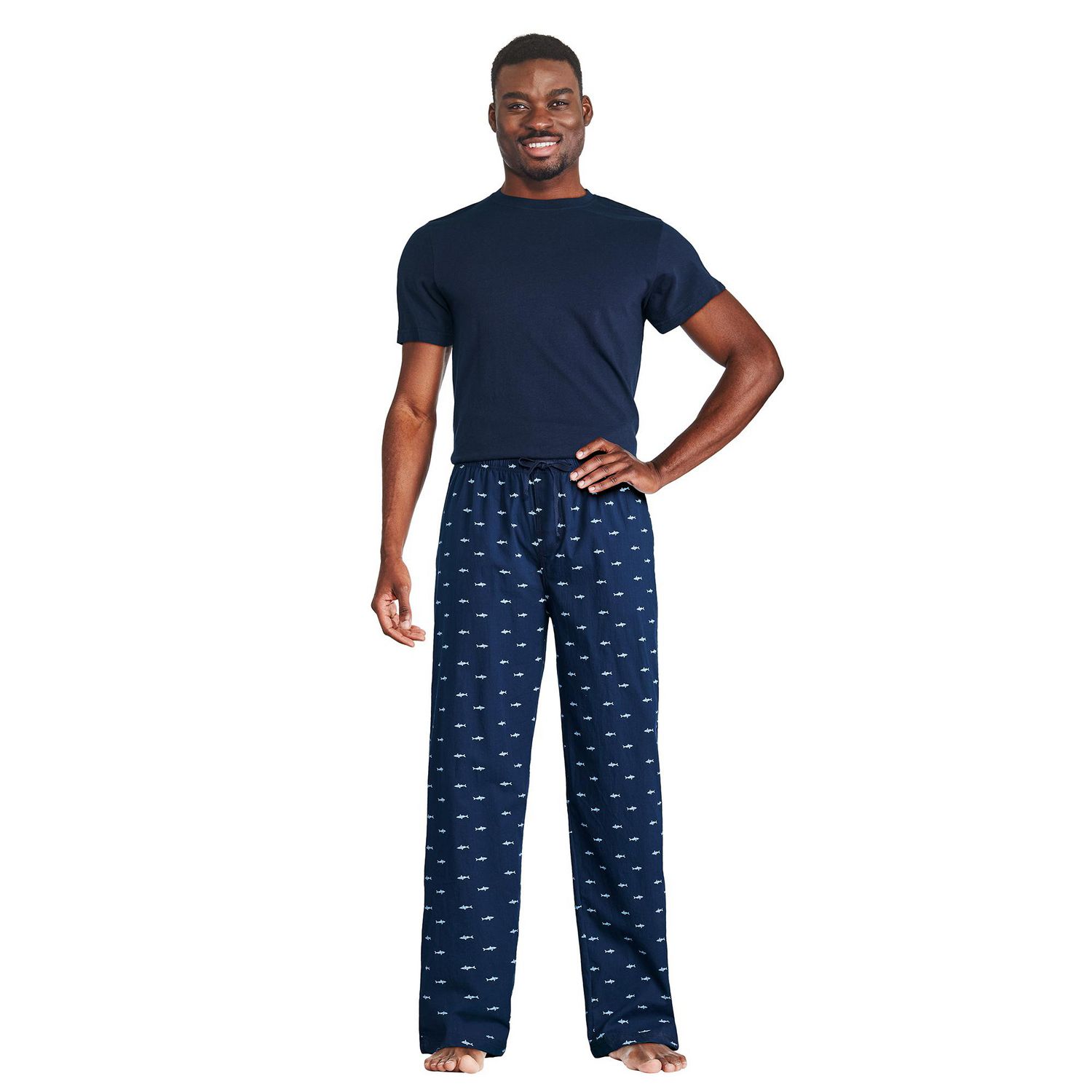 Pantalon de nuit en popeline George pour hommes
