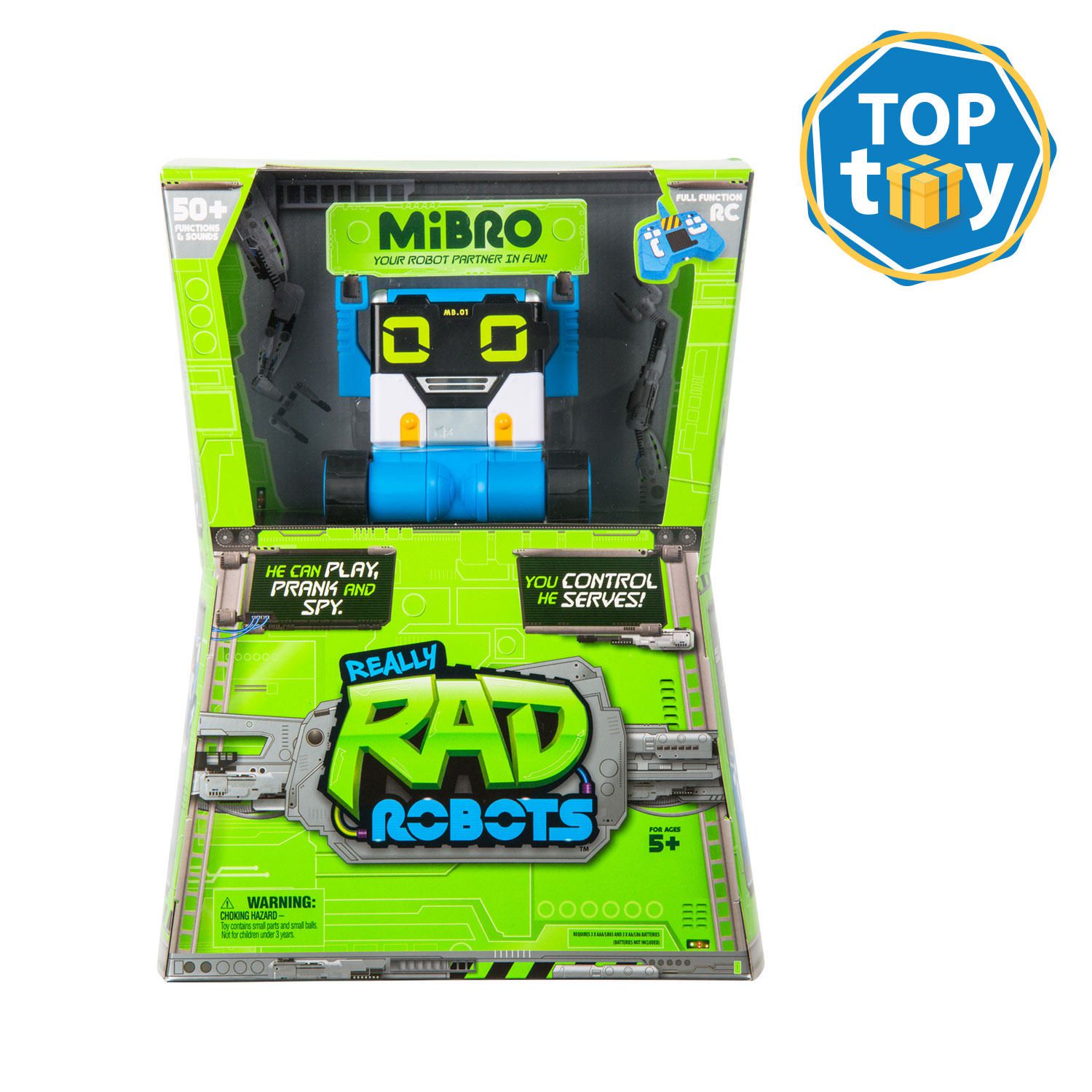 Supabad Factory Sealed New In Box Really Rad Robots Mibro 