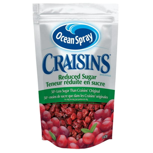 Ocean Spray Craisins® Dried Cranberries Reduced Sugar 142g Walmart.ca