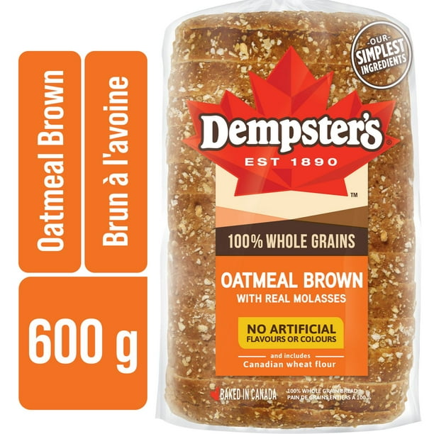 Pain brun à 100 % de grains entiers à l’avoine de Dempster’s®