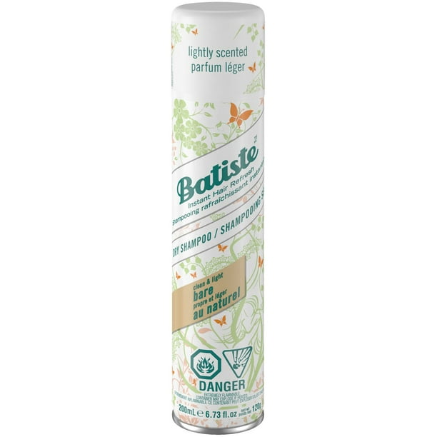 Shampooing sec Batiste au naturel 200 mL, shampooing sec