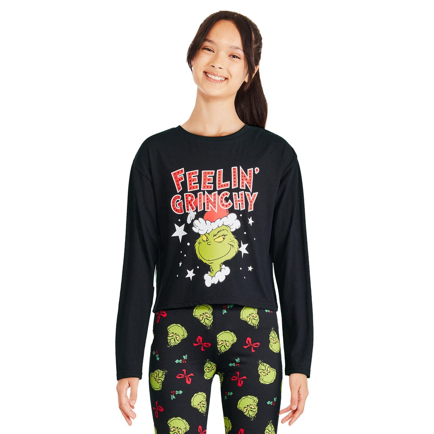 The Grinch Girls' Long Sleeve Tee