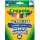 16 marqueurs à pointe large lavables Crayola 16 marqueurs à pointe large lavables – image 1 sur 1