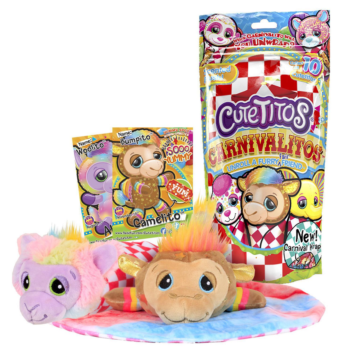 NEW CARNIVAL THEME - SCENTED Cutetitos Carnivalitos - Surprise Stuffed  Animals - Collectible Carnival Plush - Series 1 | Walmart Canada
