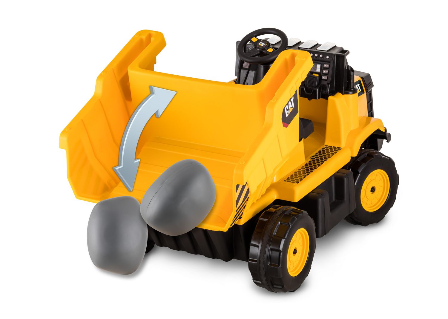 12v kid trax cat mining cheap dump truck