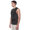 thumbnail image 4 of Dark Black Men's Performance Muscle Tank top, 4 of 6