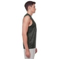 thumbnail image 2 of Dark Black Men's Performance Muscle Tank top, 2 of 6