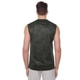 thumbnail image 3 of Dark Black Men's Performance Muscle Tank top, 3 of 6