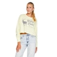 thumbnail image 1 of No Boundaries Women's Boxy Crop Tee, 1 of 6