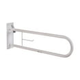 thumbnail image 1 of HealthSmart Fold Away Grab Bar Handrail Shower Safety Rail, White, 1 of 6