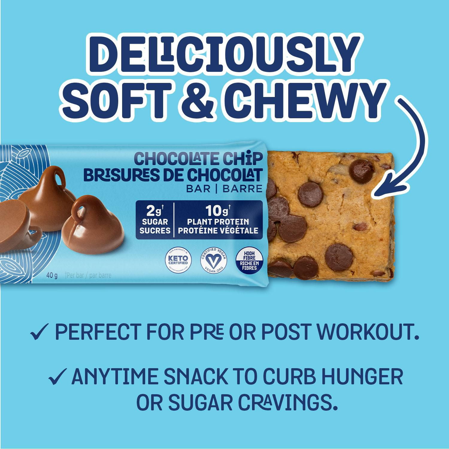 Hungry Buddha Chocolate Chip Bar | 40g