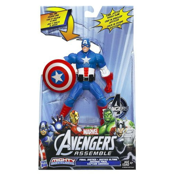 MARVEL MIGHTY BATTLERS - Figurine CAPTAIN AMERICA Justice ultime