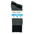 thumbnail image 2 of Secret® Ladies 3pk Patterned Crew Socks, 2 of 2
