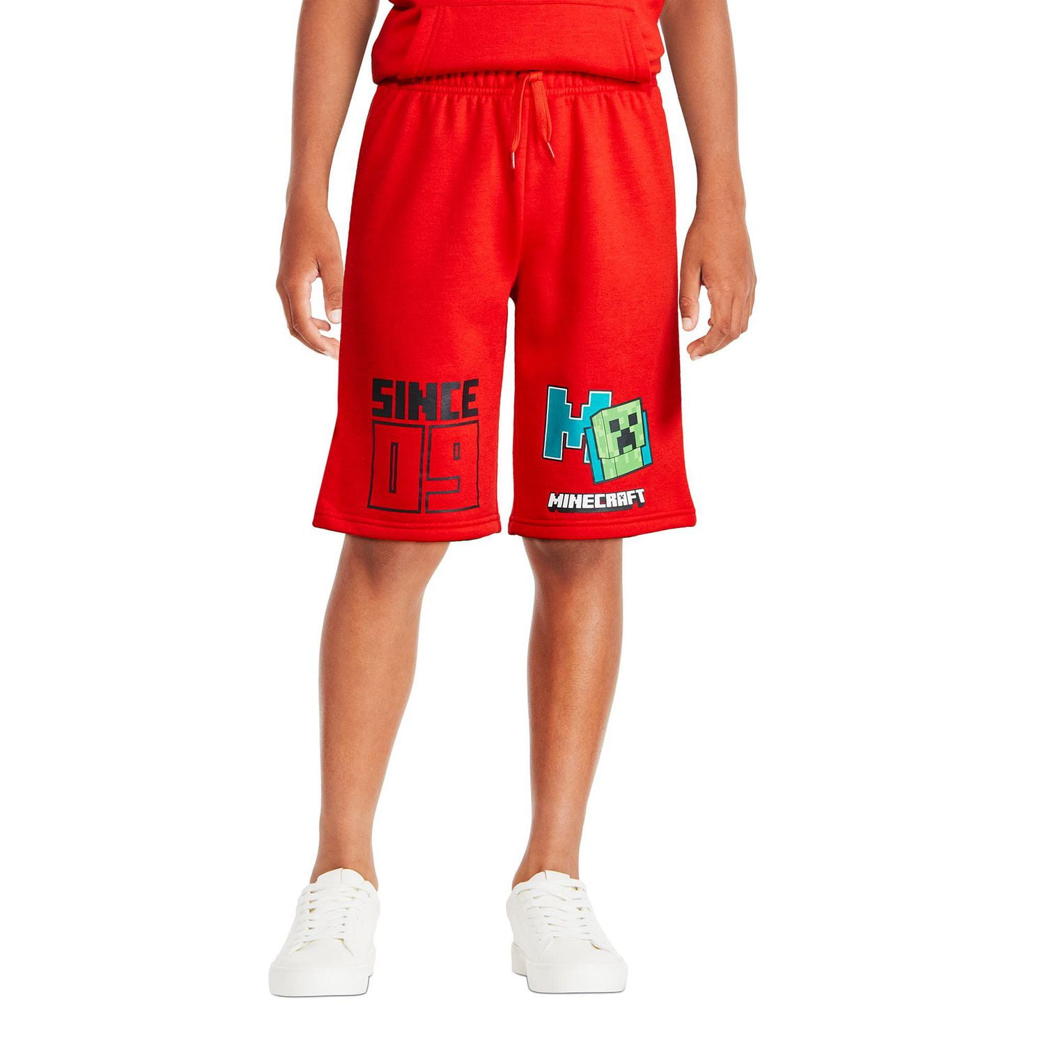 Short en molleton Minecraft pour garçons