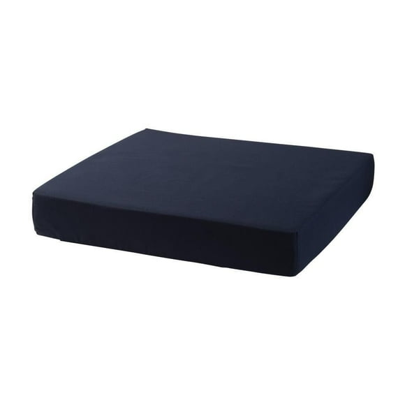 DMI Seat Cushion for Wheelchairs, Mobility Scooters, Office and Kitchen Chairs or Car Seats to Add Support and Comfort while Reducing Pressure and Stress on Back, 3 inches thick, 16 x 18, Navy Blue