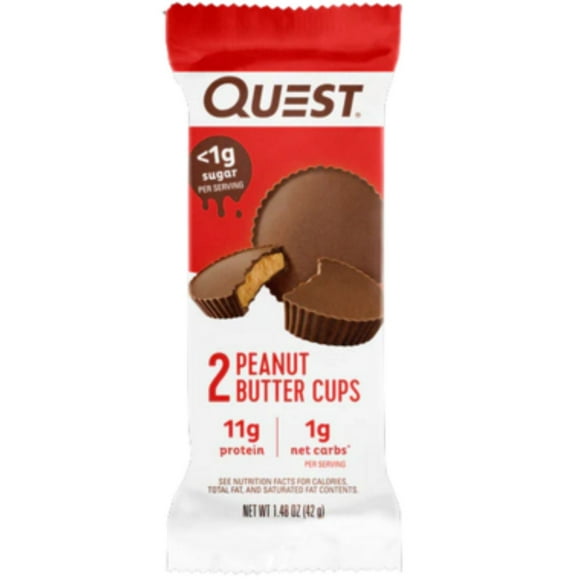 Quest Peanut Putter Cups | 42g, Quest PB Cup