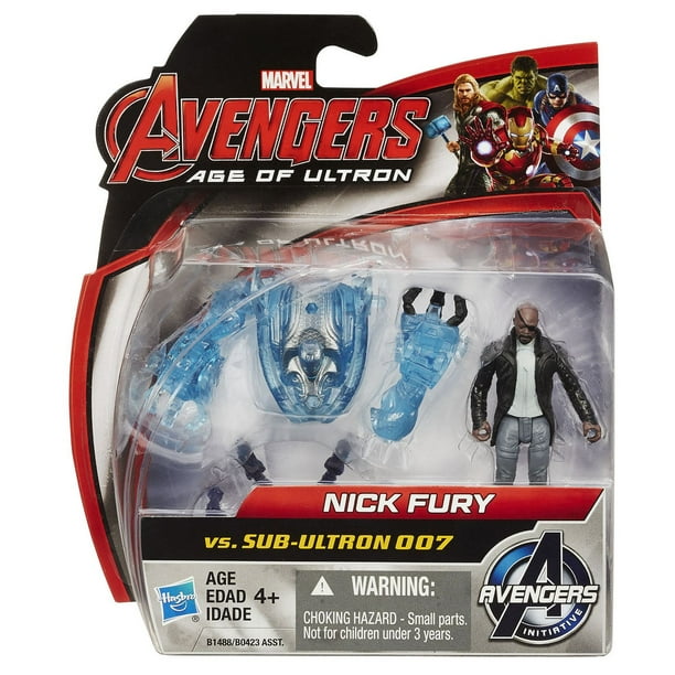 Marvel Avengers - Age of Ultron - Nick Fury Vs. Sub-Ultron 007 - Duo de figurines