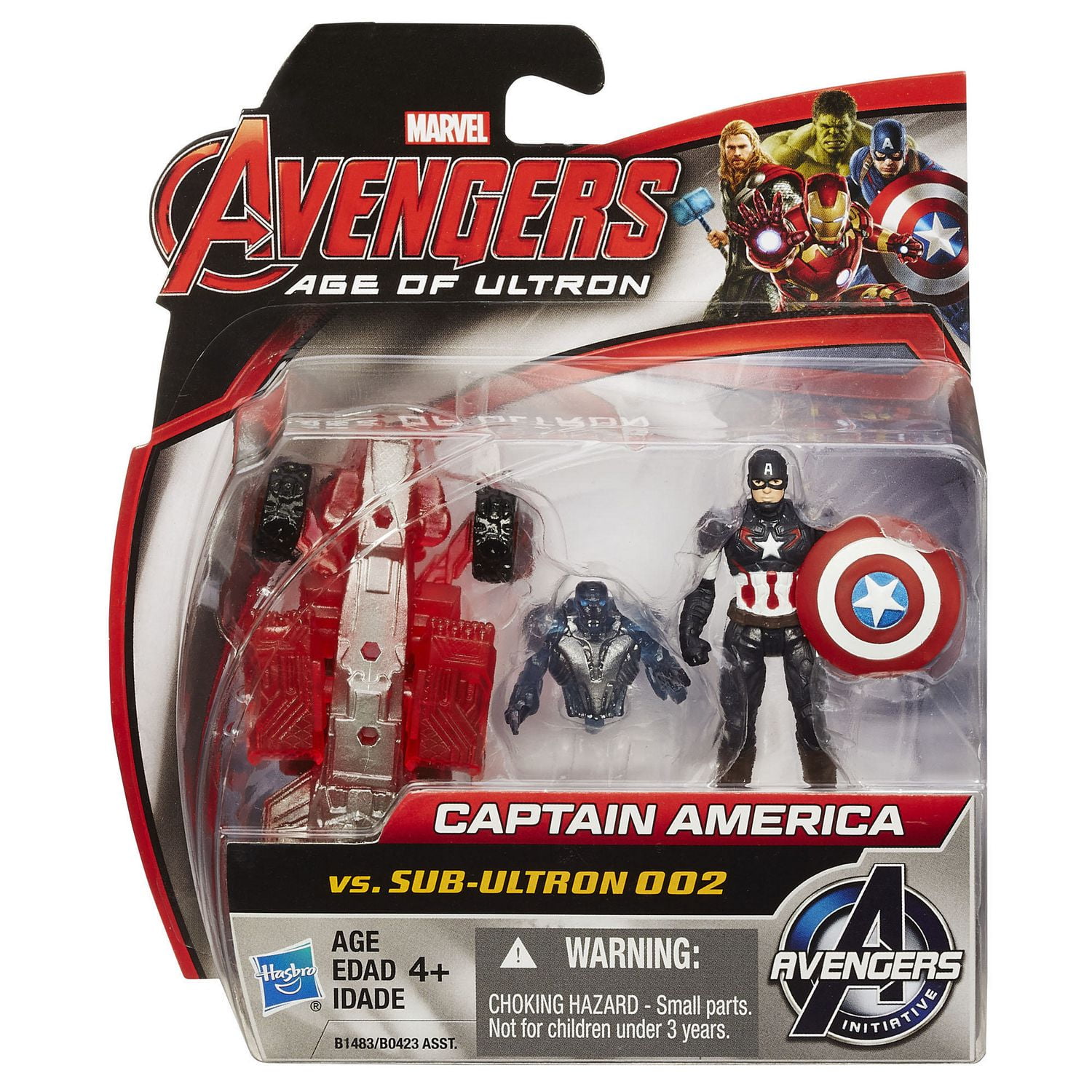 Hasbro Marvel Avengers Age of Ultron Captain America vs. Sub-Ultron 002 ...