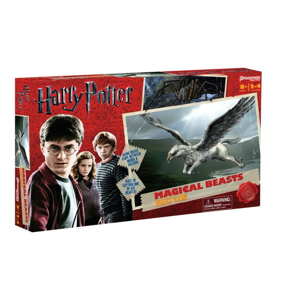 Pressman Toys: Jeu Harry Potter - Les Créatures Magiques  - Jeu en Anglais Seulement