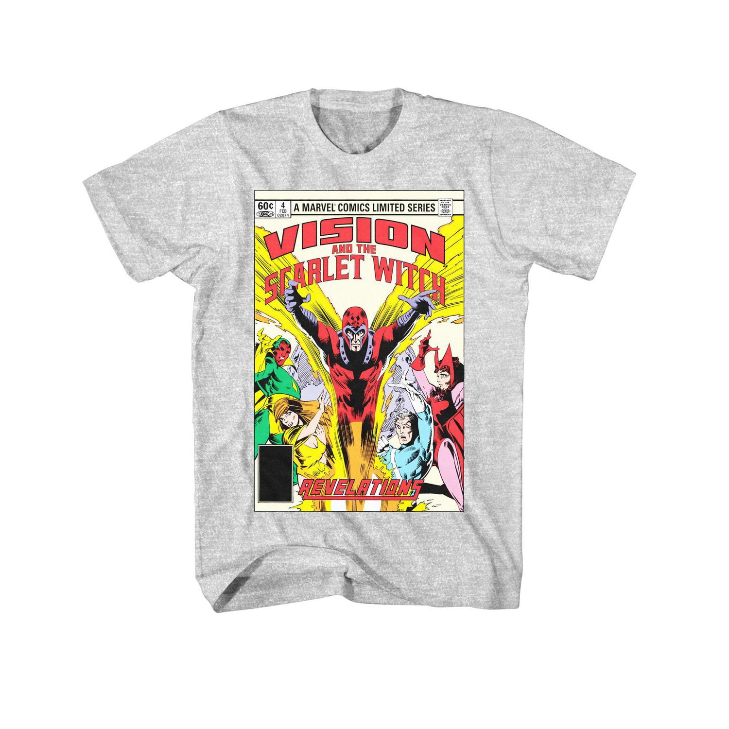 T-shirt Homme Gris Chiné Marvel